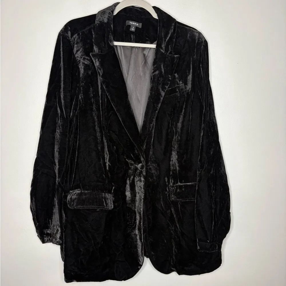 Torrid Velvet Blazer